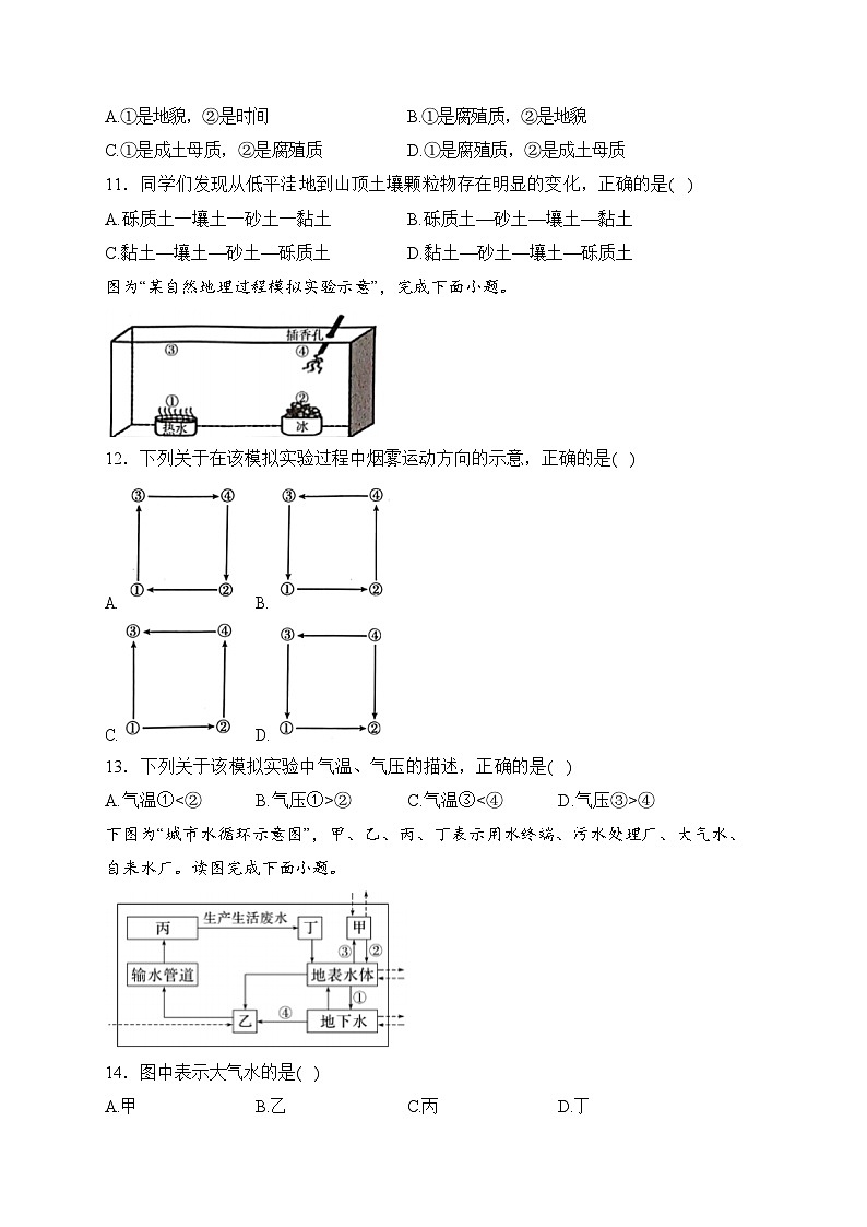 四川省内江市第六中学2023-2024学年高一下学期入学考试地理试卷(含答案)第3页