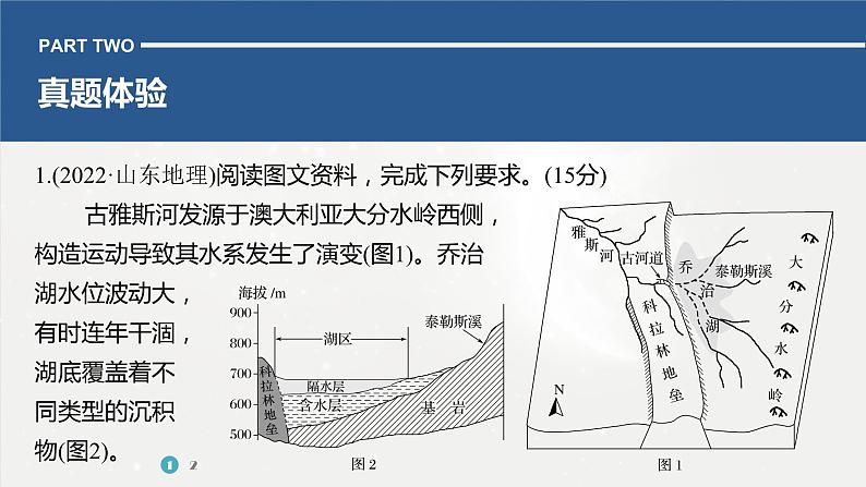 高考地理二轮复习专题三地球上的水 主题4 水系演变课件PPT第5页