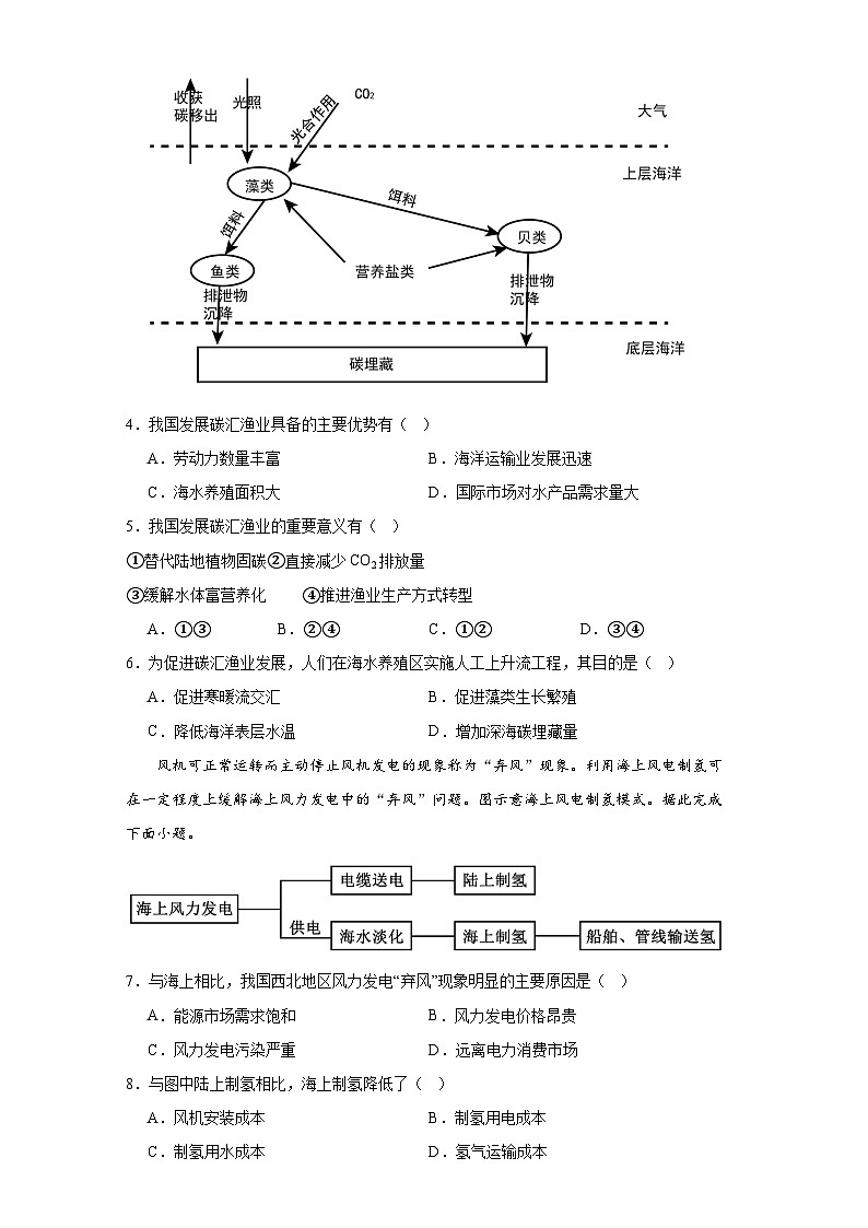山东省菏泽市鄄城县第一中学2023-2024学年高二下学期4月月考地理试题第2页