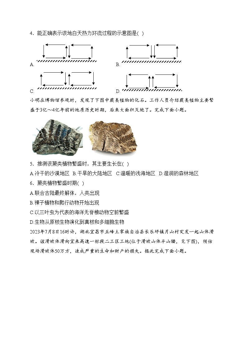 山西省朔州市怀仁市2023-2024学年高一上学期1月第二次教学质量调研(期末考试)地理试卷(含答案)第2页