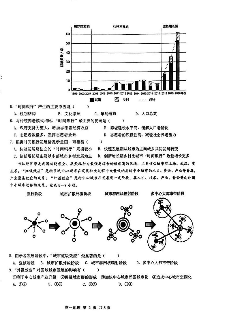 福建省福州市福州八县一中2023-2024学年高一下学期4月期中联考地理试卷(Word版附解析)02