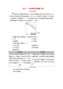 2025版高考地理一轮总复习考点突破训练题第3部分区域发展第十六章区际联系与区域协调发展第二讲资源跨区域调配考点二非能源跨区域调配工程