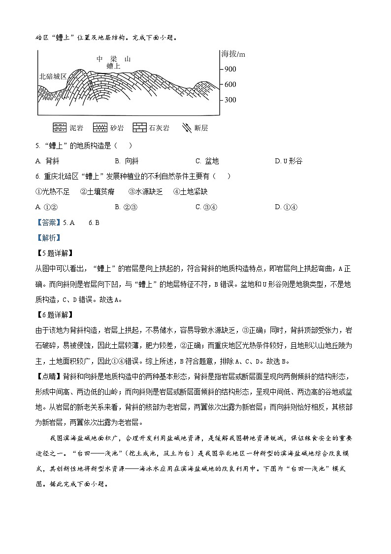 广东省湛江市雷州市第八中学、雷州市第二中学、雷州市第三中学2023-2024学年高二下学期期中地理试题(解析版)第3页