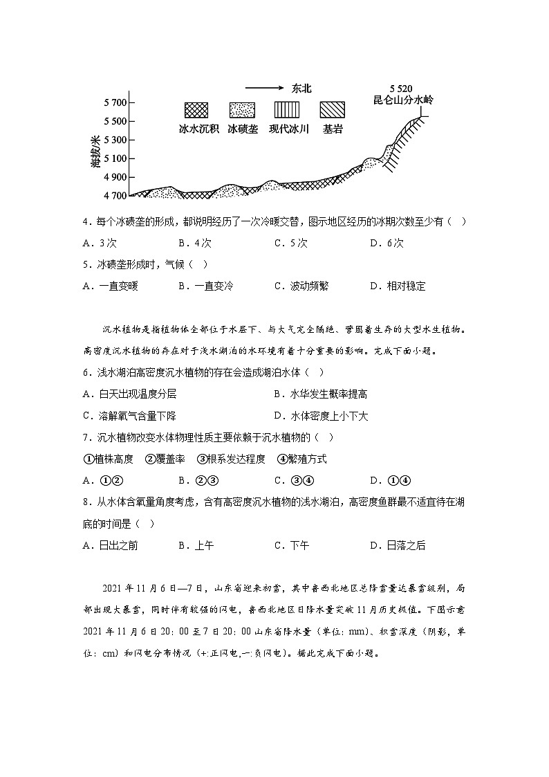信息必刷卷03-2024年高考地理考前信息必刷卷(全国卷新教材)第3页