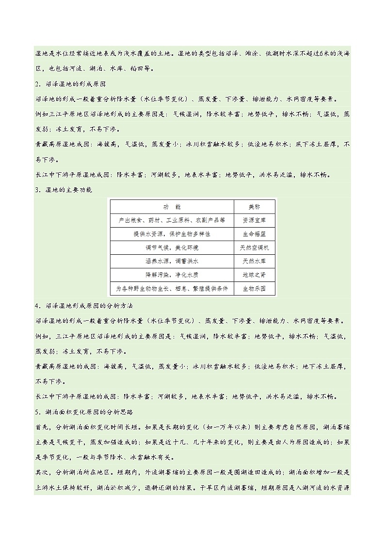 专题11 区域生态环境问题与环境安全易错突破(4大易错)-备战2024年高考地理考试易错题(全国通用) (原卷版)第3页