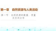 高中中图版 (2019)第一节 自然资源的数量、质量及空间分布课堂教学课件ppt