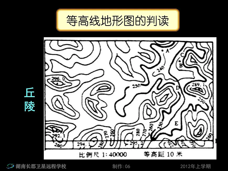 12-04-29高二地理《高考第一轮复习—地球和地图—等高(深)线地形图2》(课件)第5页