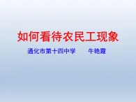 问题研究 如何看待农民工现象课件7