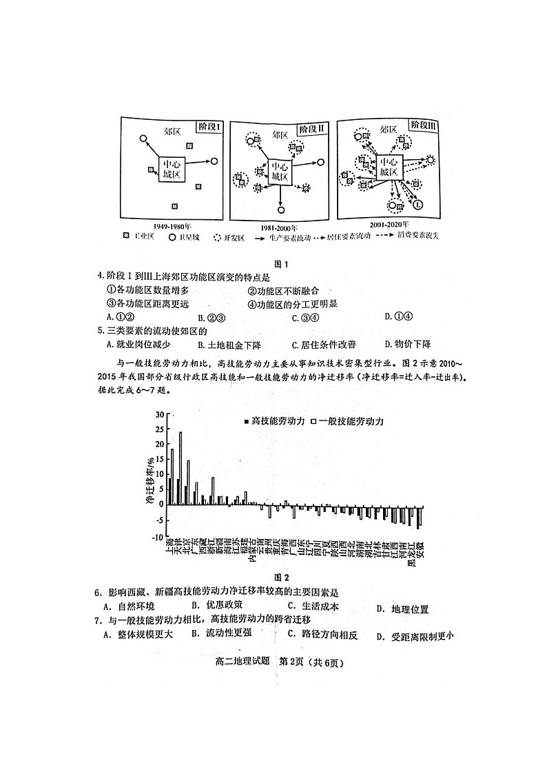 广东省江门市2023-2024学年高二下学期7月期末地理试题第2页