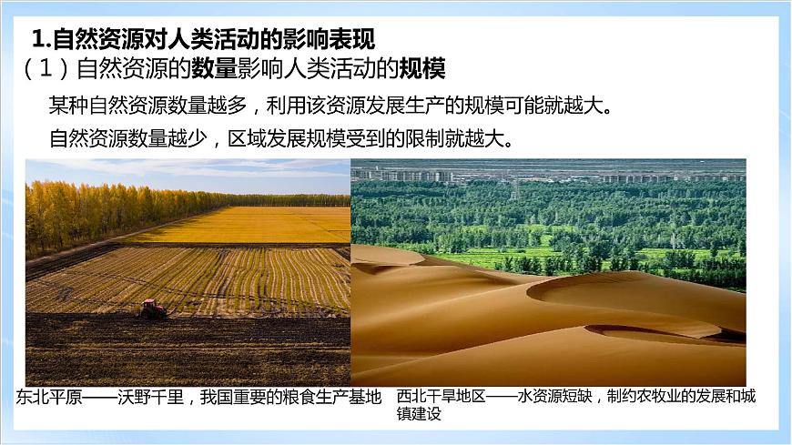 【新課標(biāo)】1.2《自然資源與人類活動的關(guān)系》課件第7頁