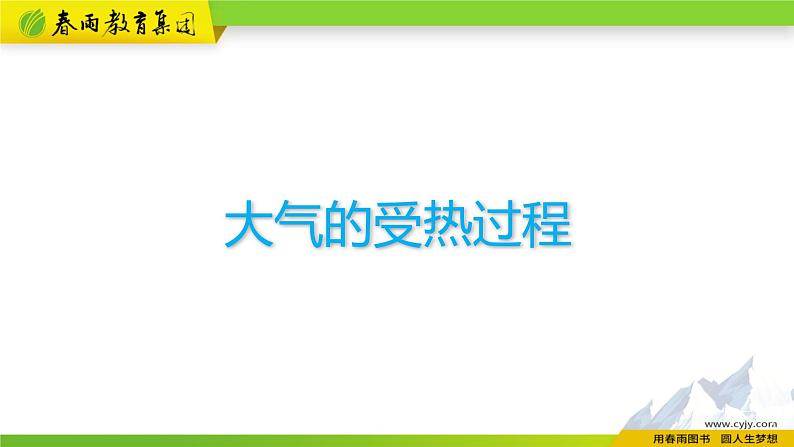 人教版地理必修第一册 2.2《大气受热过程和大气运动》课件PPT05