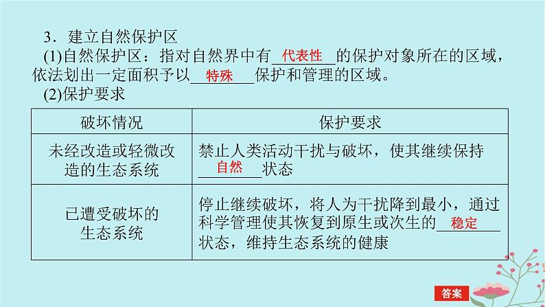 2025版高考地理全程一轮复习第二十一章环境安全与国家安全第78课时生态保护与国家安全课件08