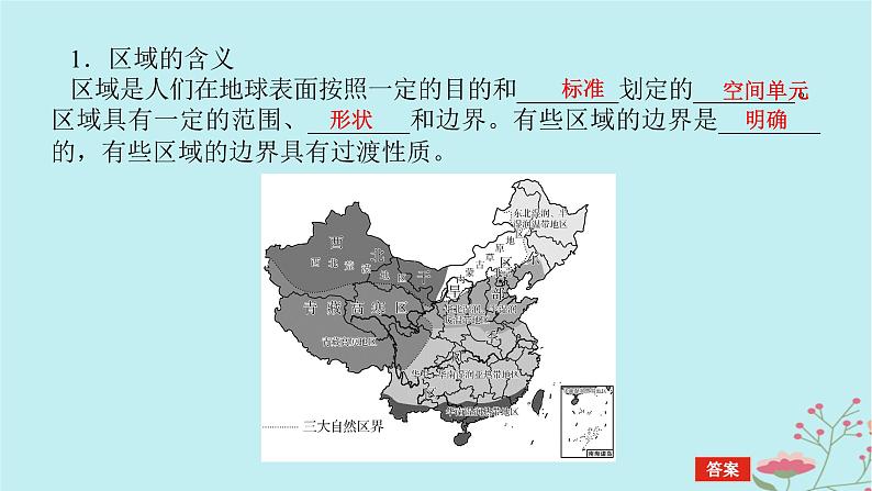 2025版高考地理全程一轮复习第十五章区域与区域发展第61课时区域与区域发展课件第5页
