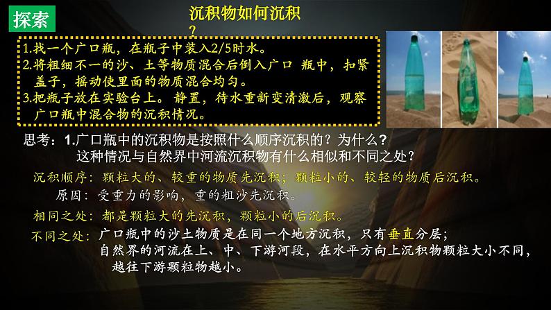 【中图版】地理必修一 2.1.主要地貌的景观特点 第1课时 流水地貌和海岸地貌(课件)第3页