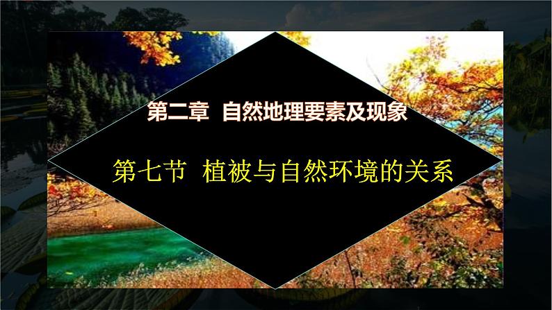 中图版新教材必修一 2.7植被与自然环境的关系(精品课件)B第1页