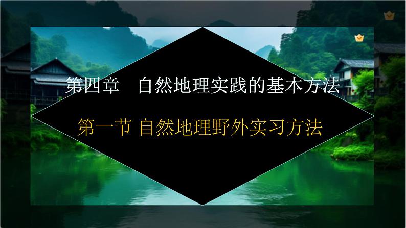 【中图版】地理必修一 4.1 自然地理野外实习方法(课件+练习)01