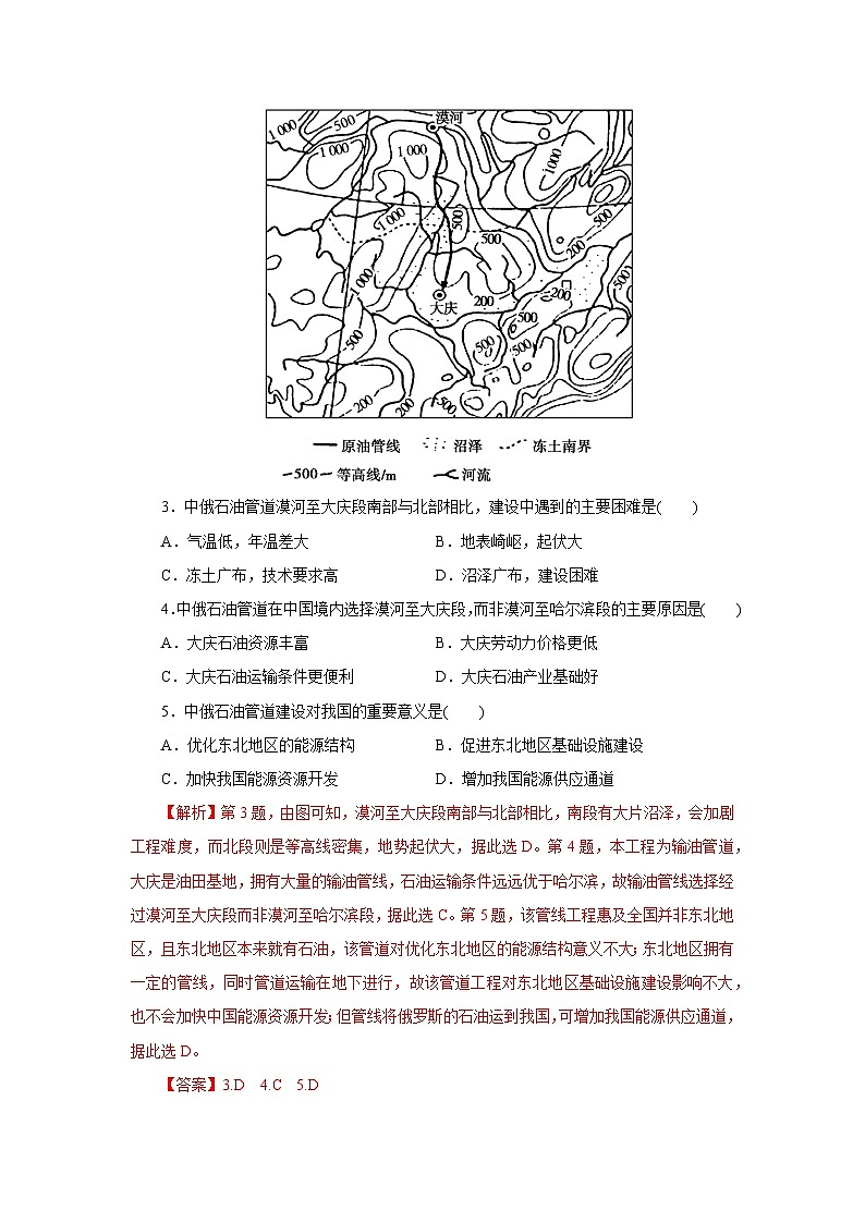 【新教材】魯教版高中地理必修第二冊 第四單元《環(huán)境與發(fā)展》單元測試卷(解析卷)第2頁