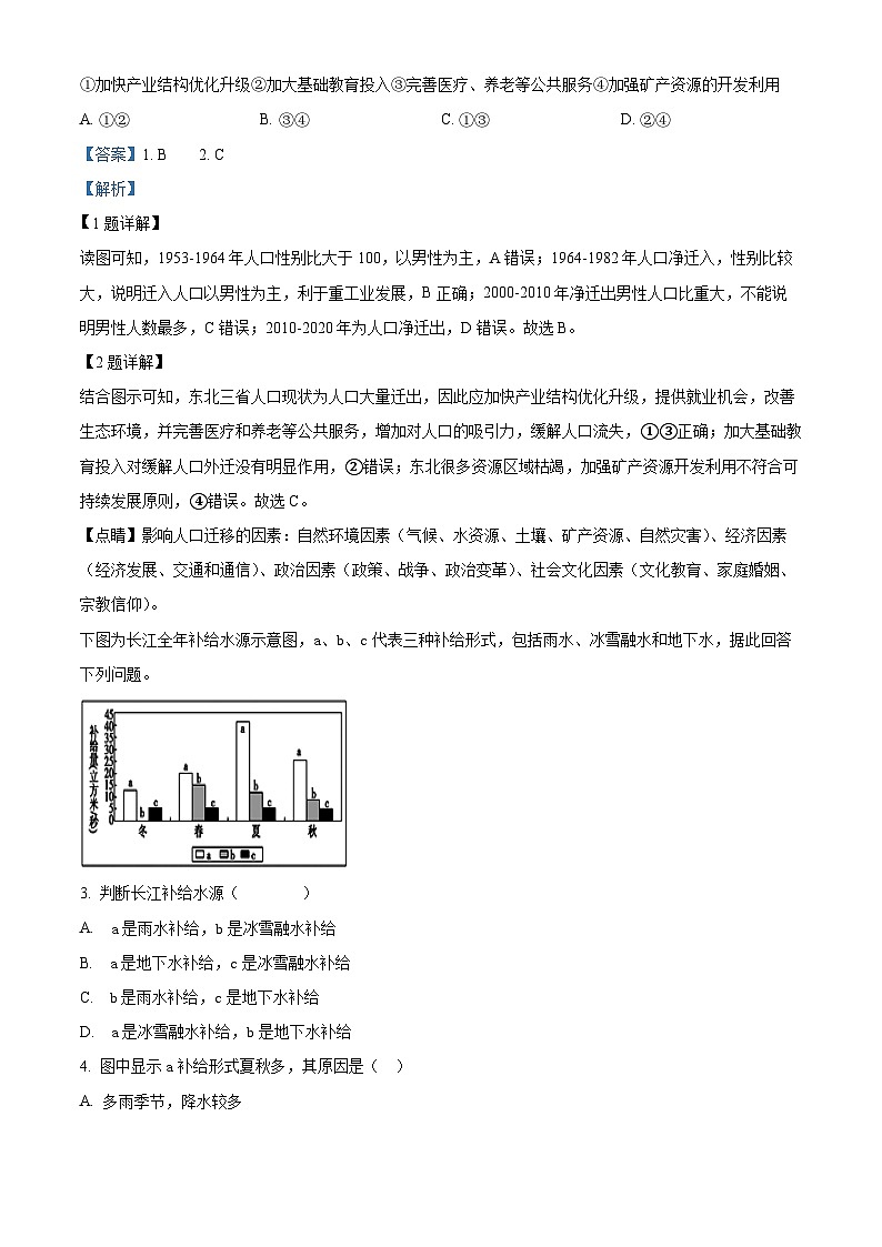 精品解析:湖南省T8联盟2023-2024学年高三上学期12月份模拟预测地理试题(解析版)第2页