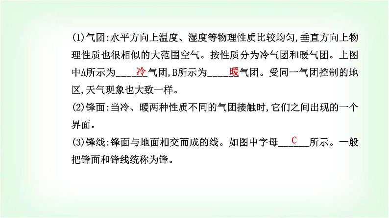 人教版高中地理选择性必修1第三章第一节常见天气系统课件04