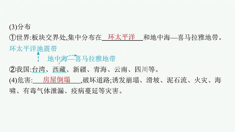 2025年人教版新高考地理新教材一轮总复习地理课件第7章自然灾害第2讲地质灾害第6页