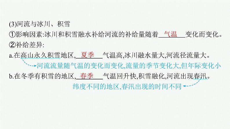 2025年人教版新高考地理新教材一轮总复习地理课件第4章地球上的水第2讲陆地水体及其相互关系(含湖泊)08