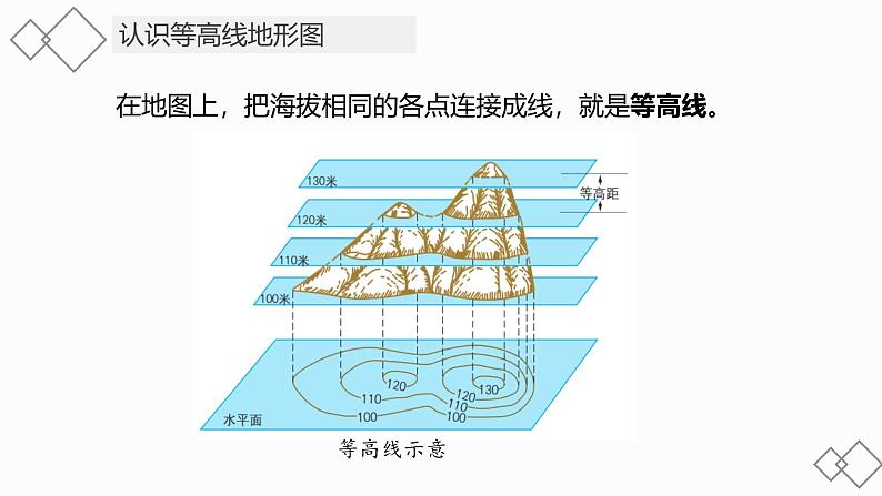鲁教版2019高一地理 必修第一册 单元活动 学用地形图探究地貌特征 课件06
