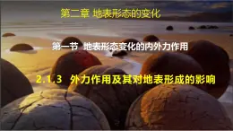 中图版2019高二地理选择性必修1 2.1.3外力作用及其对地表形态的影响（ 课件）