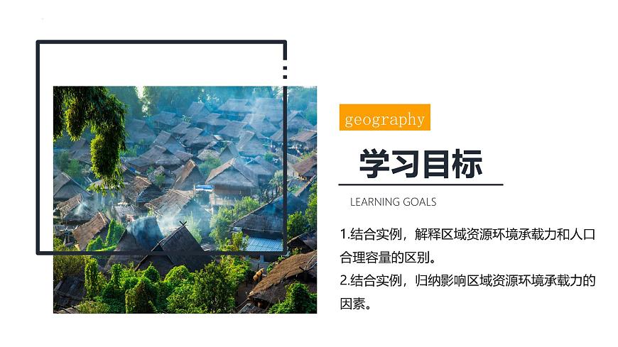 魯教版2019高一地理必修第二冊(cè) 1.3人口合理容量 精品課件第3頁