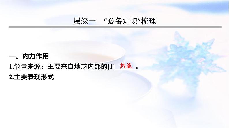 高考地理一轮复习第五章地表形态的塑造第二节塑造地表形态的力量课件第3页