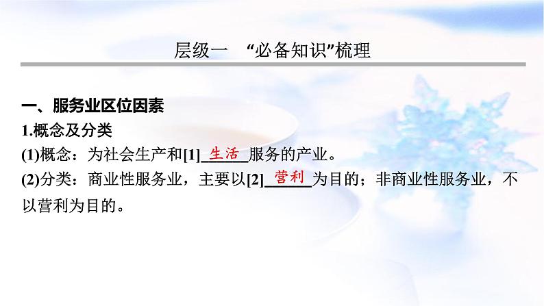 高考地理一轮复习第十章产业区位因素第三节服务业区位因素及其变化课件03