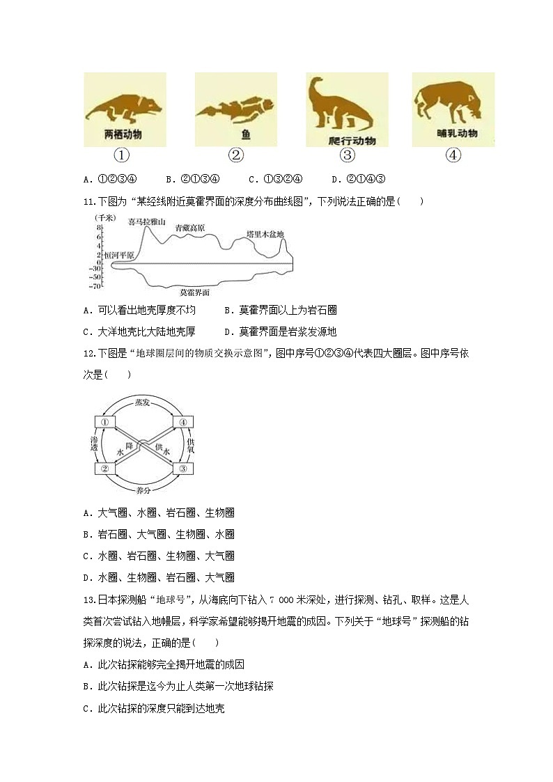 【新教材】鲁教版高中地理必修第一册 第一章 《从宇宙看地球》单元测试(原卷)第3页