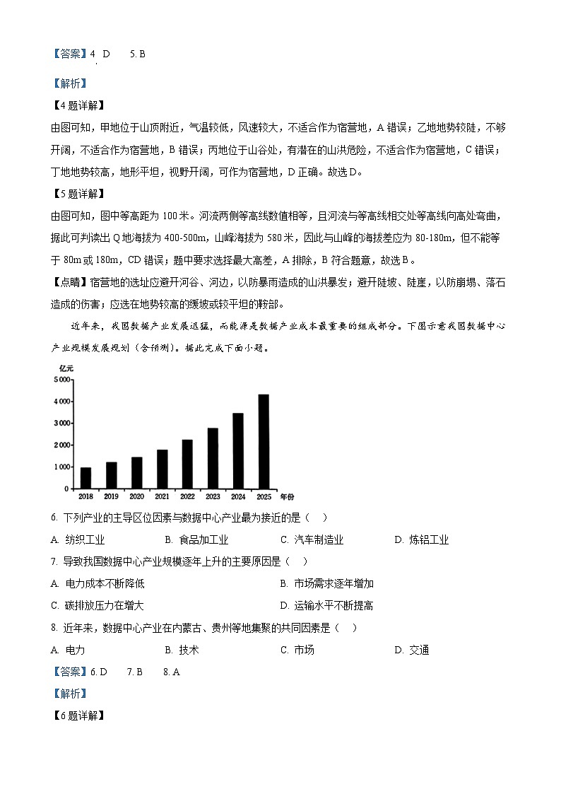 广西名校联盟2024-2025学年高二上学期入学考试地理试题(解析版)03