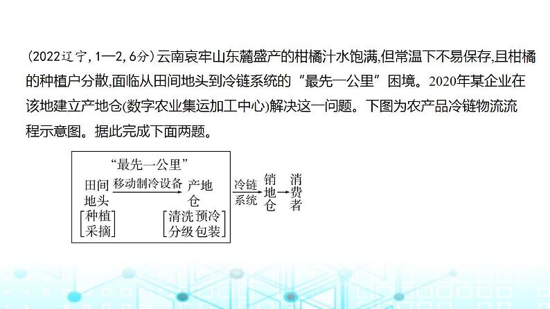 浙江版高考地理一轮复习专题九产业区位因素第三讲课件第7页