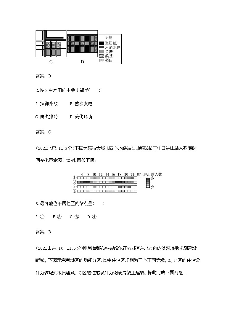 广东版高考地理一轮复习专题八乡村与城镇练习含答案第2页