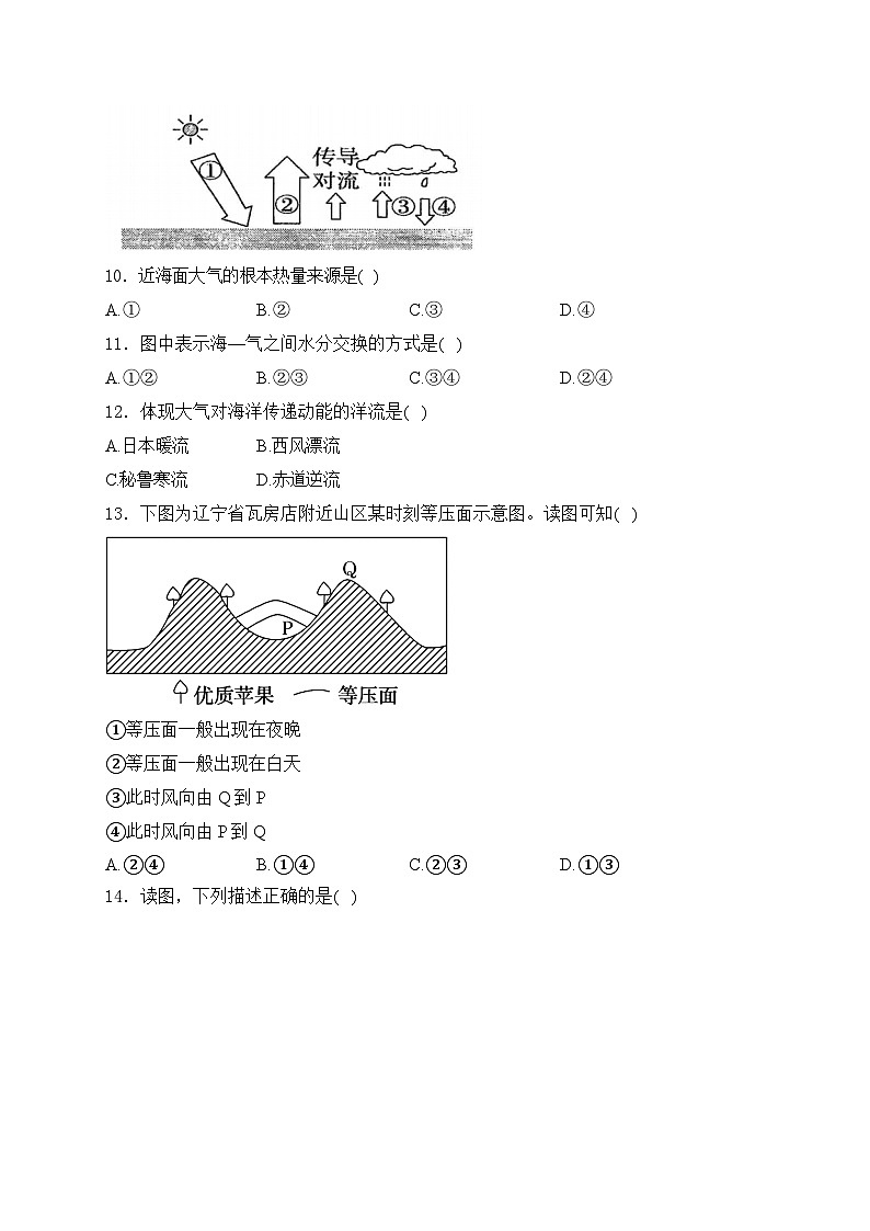 2025届高考地理一轮复习: 从地球圈层看地表环境 专题练习题汇编(含答案解析)第3页