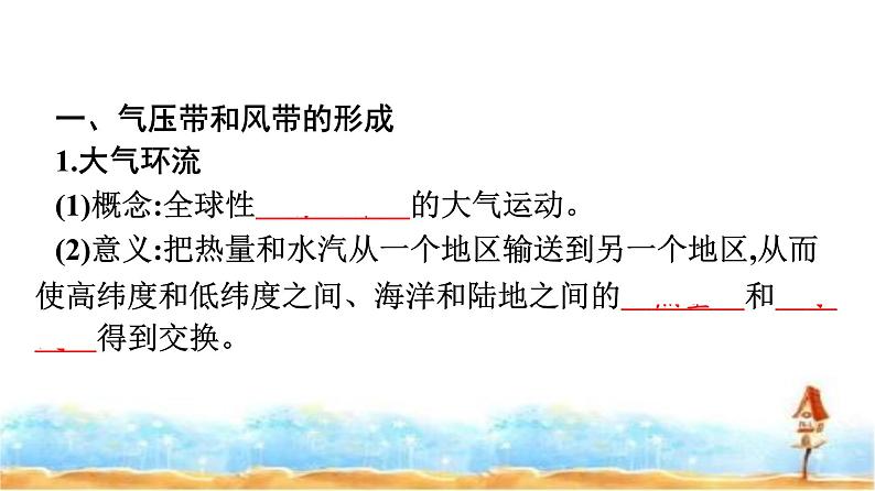 人教版高中地理选择性必修1第3章大气的运动第2节气压带和风带课件第4页