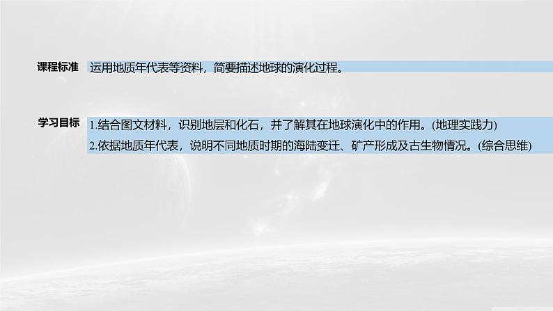 人教版高中地理必修第一册第一章第三节 《地球的历史》课件第2页