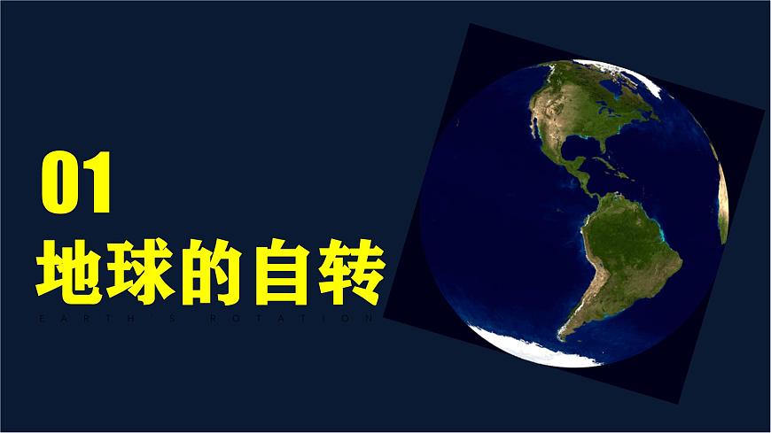 【同步課件】湘教版（2019）高中地理選擇性必修1 1.1《地球的自轉(zhuǎn)》課件第6頁