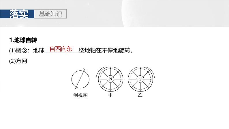 第一部分 第二章 第二讲 课时七 地球自转特征与地转偏向力(课件+讲练)-2025高考大一轮复习地理(湘教版)05