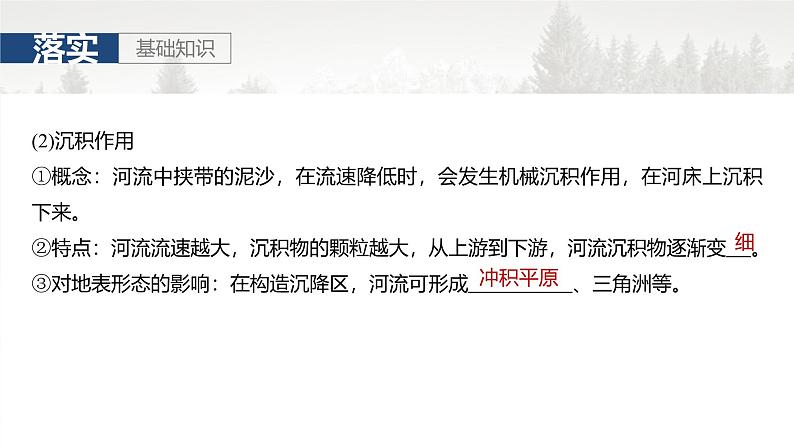 第一部分 第三章 第2讲 课时17 流水作用与地表形态第7页