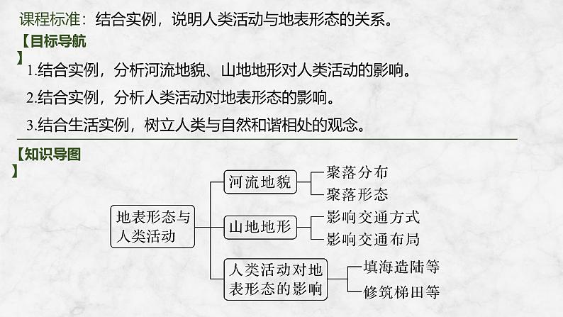2025届高中地理一轮复习课件:第一部分自然地理第七单元地表形态的塑造第37课时 地表形态与人类活动(共33张ppt)第2页