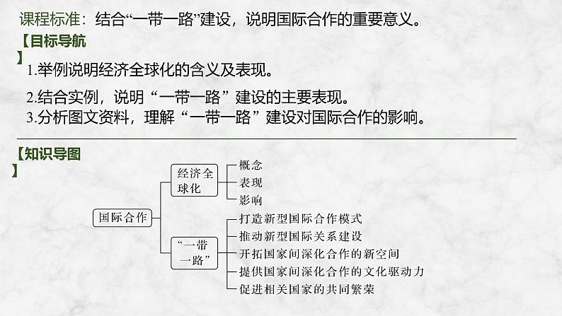 2025届高中地理一轮复习课件:第三部分区域发展第十七单元区际联系与区域协调发展第71课时 国际合作(共28张ppt)第2页
