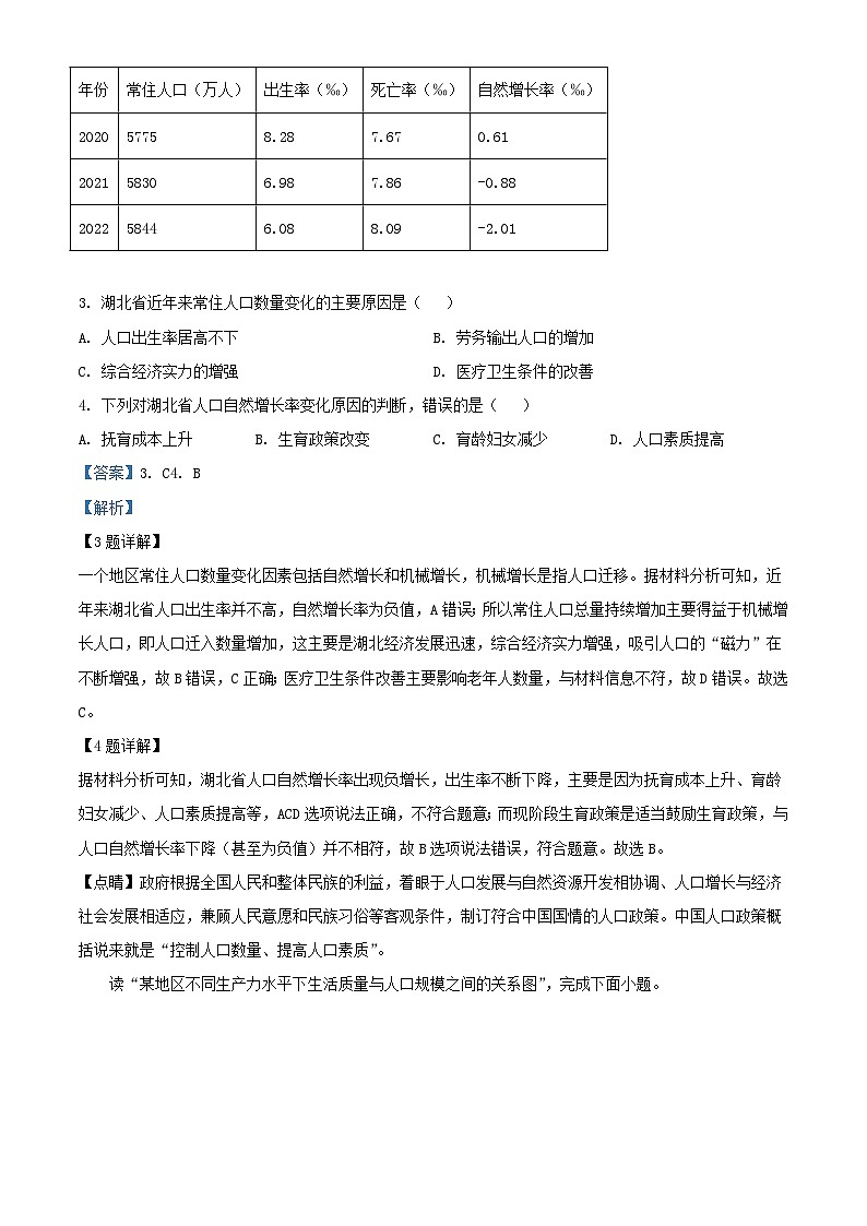 四川省乐山市2023_2024学年高二地理上学期开学考试试题含解析第2页