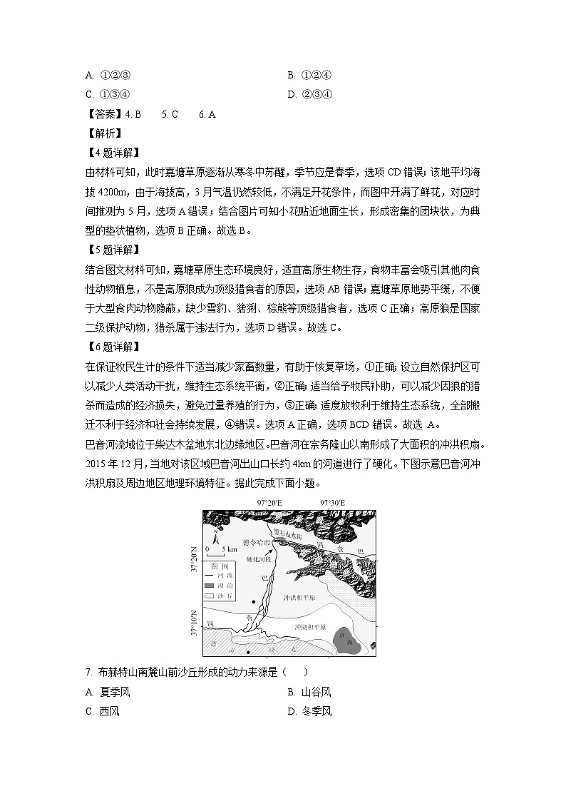 2024-2025学年湖北省新八校协作体高三(上)10月开联考地理试卷(解析版)第3页