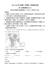 山东省青岛市黄岛区2024-2025学年高二上学期11月期中考试地理试题（Word版附解析）