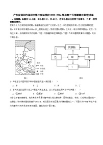 广东省深圳市深圳市第二实验学校2023-2024学年高三下学期期中地理试题