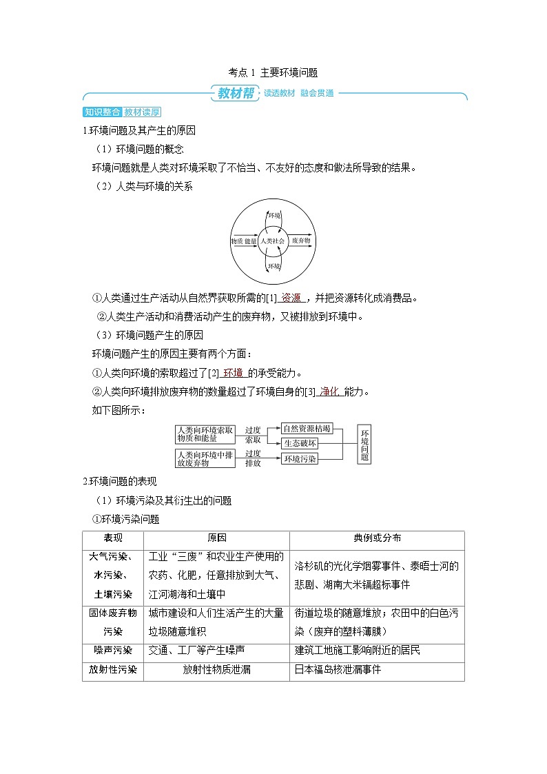 备战2025年高考地理精品教案第二部分人文地理第五章环境与发展第1讲人地协调发展(Word版附解析)第2页