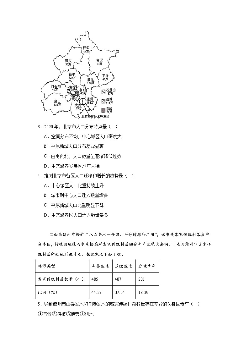 河南省河南部分重点高中青桐鸣大联考2024-2025学年高三上学期模拟预测地理试题第2页