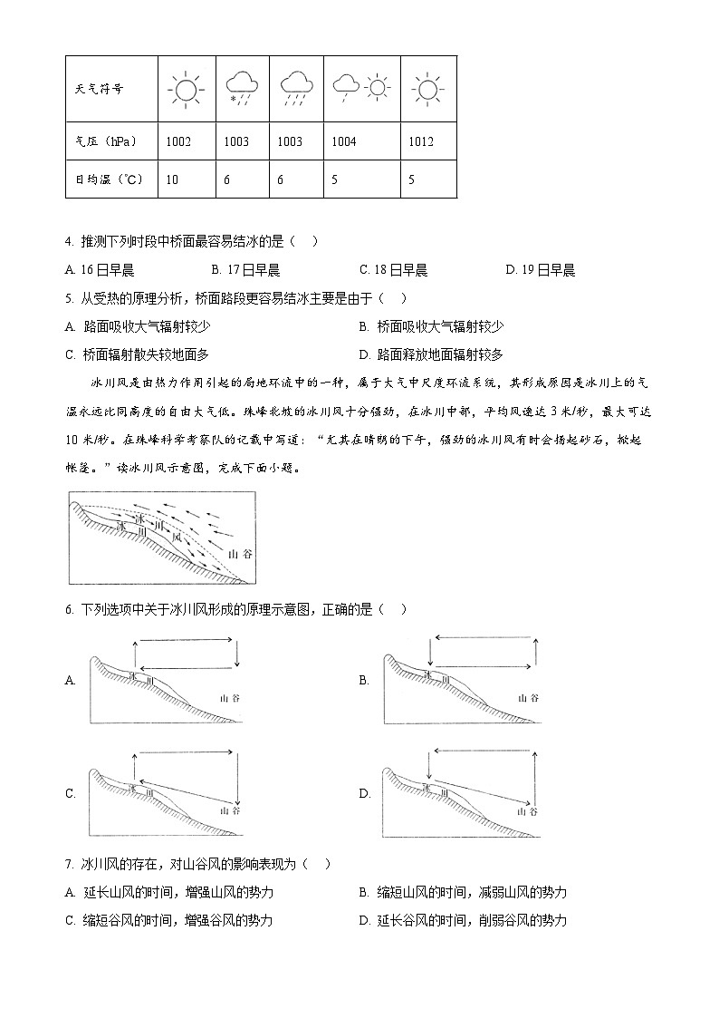 2025安徽省皖江名校高一上学期12月联考试题地理(A卷)含答案第2页