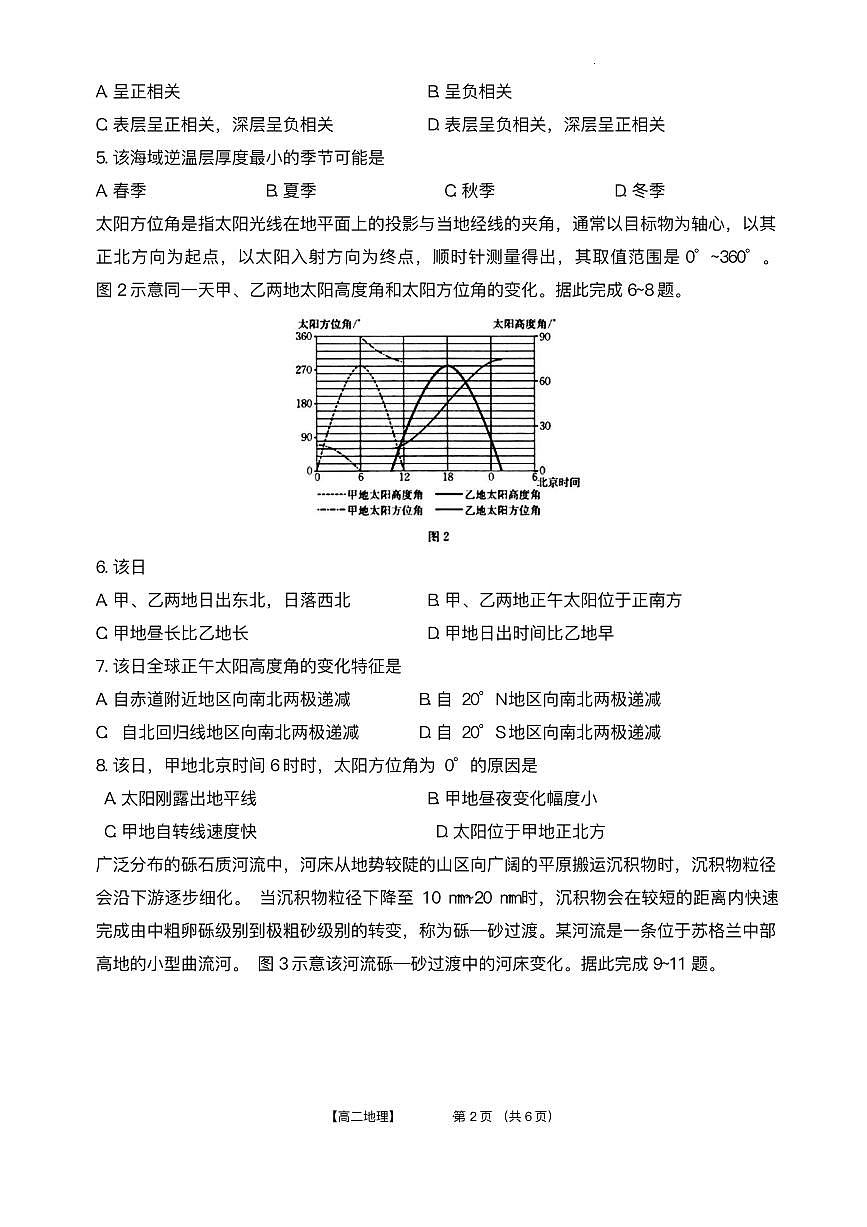 江西省贛州市2023_2024學(xué)年高二地理上學(xué)期期中聯(lián)考試題pdf第2頁